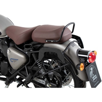 サイドソフトケースホルダー(キャリア)「C-Bow」， ブラック， Royal Enfield Classic 350 HEPCO&BECKER (ヘプコ&ベッカー)