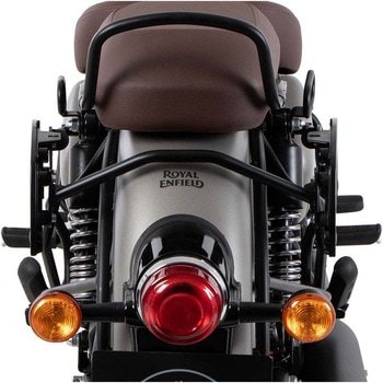 サイドソフトケースホルダー(キャリア)「C-Bow」， ブラック， Royal Enfield Classic 350 HEPCO&BECKER (ヘプコ&ベッカー)