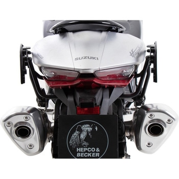 サイドソフトケースホルダー(キャリア)「C-Bow」SUZUKI Hayabusa / 隼 GSX1300R HEPCO&BECKER (ヘプコ&ベッカー)