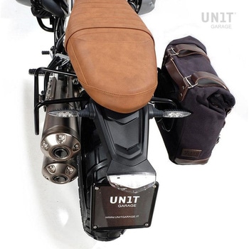 サイドパニアケース Canvas + Double サブフレーム NineT | U001-1626-A2 UnitGarage (ユニットガレージ)