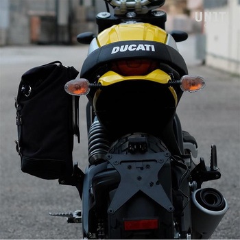 サイドパニアケース Canvas + サブフレーム Ducati Scrambler Series | U001-1007 UnitGarage (ユニットガレージ)