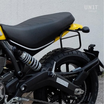 サイドパニアケース Canvas + サブフレーム Ducati Scrambler Series | U001-1007 UnitGarage (ユニットガレージ)