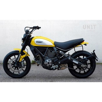 サイドパニアケース Canvas + サブフレーム Ducati Scrambler Series | U001-1007 UnitGarage (ユニットガレージ)