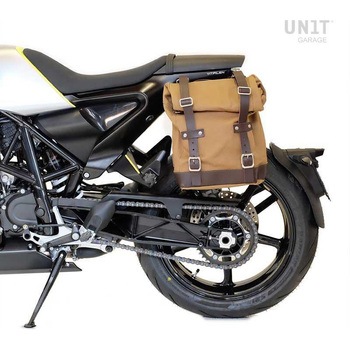 サイドパニアケース Canvas + サブフレーム husqvarna vitpilen 701 | U001-3001 UnitGarage (ユニットガレージ)