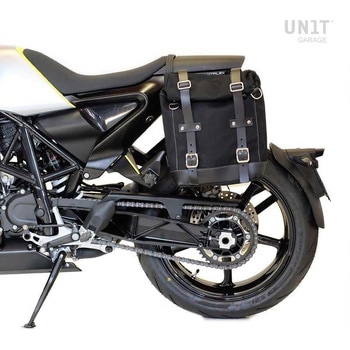サイドパニアケース Canvas + サブフレーム husqvarna vitpilen 701 | U001-3001 UnitGarage (ユニットガレージ)