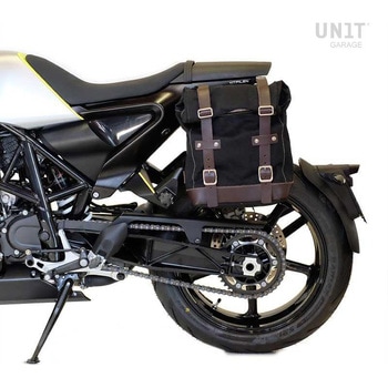 サイドパニアケース Canvas + サブフレーム husqvarna vitpilen 701 | U001-3001 UnitGarage (ユニットガレージ)