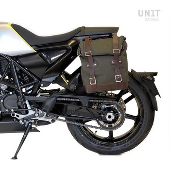 サイドパニアケース Canvas + サブフレーム husqvarna vitpilen 701 | U001-3001 UnitGarage (ユニットガレージ)