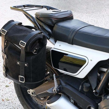 サイドパニアケース Canvas + 右 サブフレーム Ducati Scrambler | U001-1007DX UnitGarage (ユニットガレージ)