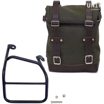 U001+1010DX_Green-Brown �T�C�h�p�j�A�P�[�X Canvas + �E �T�u�t���[�� Ducati Scrambler 1100 | U001-1010DX UnitGarage (���j�b�g�K���[�W) �O���[���E�u���E���F 64923059