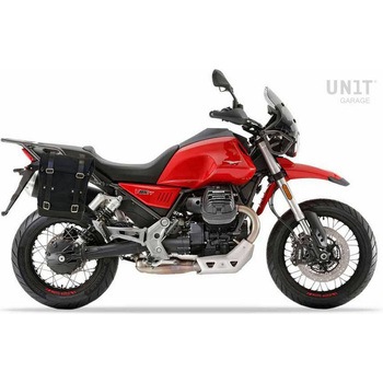 サイドパニアケース Canvas + 右 サブフレーム Guzzi V85 TT | U001-2251DX UnitGarage (ユニットガレージ)