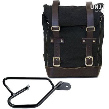 サイドパニアケース Canvas + 右 サブフレーム Guzzi V9 Bobber | U001-2250DX UnitGarage (ユニットガレージ)