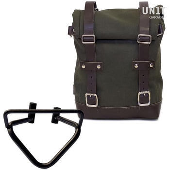 サイドパニアケース Canvas + 右 サブフレーム husqvarna 200 (2020 until now) | U001-3003DX UnitGarage (ユニットガレージ)