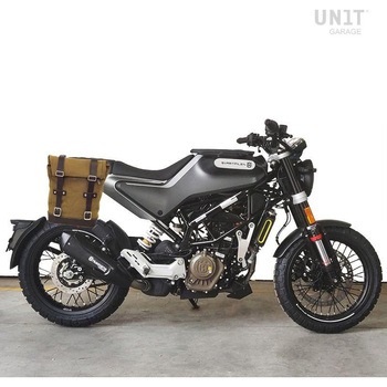 サイドパニアケース Canvas + 右 サブフレーム husqvarna 401 (2020 until now) | U001-3004DX UnitGarage (ユニットガレージ)
