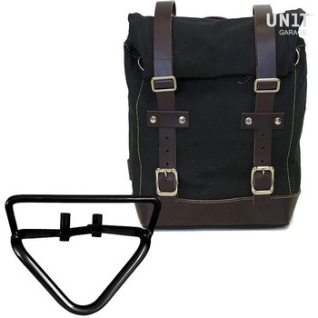 U001+3004DX-Black-Brown サイドパニアケース Canvas + 右 サブ