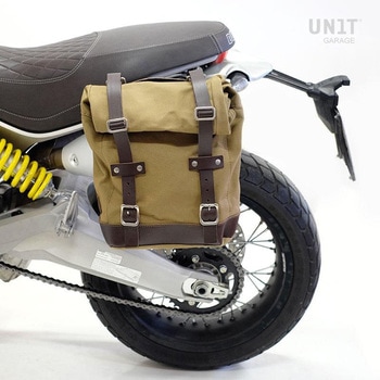 サイドパニアケース Canvas + 左 サブフレーム Ducati Scrambler 1100 | U001-1010SX UnitGarage (ユニットガレージ)