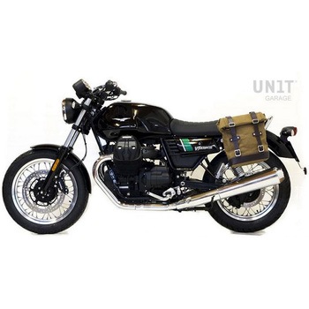 サイドパニアケース Canvas + 左 サブフレーム Guzzi V7 | U001-2213SX UnitGarage (ユニットガレージ)