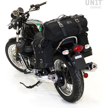 サイドパニアケース Canvas + 左 サブフレーム Guzzi V7 | U001-2213SX UnitGarage (ユニットガレージ)