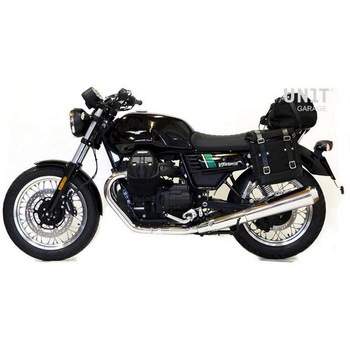 サイドパニアケース Canvas + 左 サブフレーム Guzzi V7 | U001-2213SX UnitGarage (ユニットガレージ)