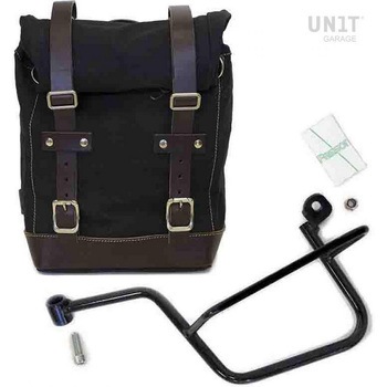 サイドパニアケース Canvas + 左 サブフレーム Guzzi V7 | U001-2213SX UnitGarage (ユニットガレージ)