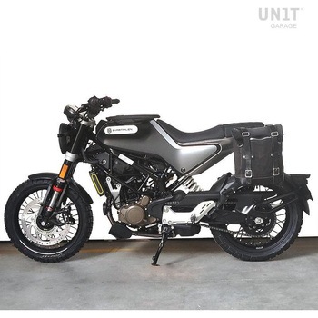 サイドパニアケース Canvas + 左 サブフレーム husqvarna 401 (2020 until now) | U001-3003SX UnitGarage (ユニットガレージ)