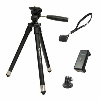 FZ-158+ リモコン付き小型三脚 FOTOPRO 8段 荷重800g 縮長290mm伸長