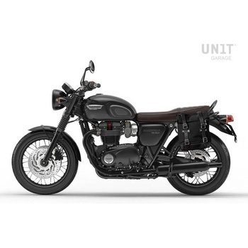 サイドパニアケース Canvas + 左 サブフレーム Triumph T100 (2017 until now) | U001-1011SX UnitGarage (ユニットガレージ)