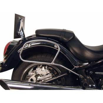 サドルバッグチューブキャリ クロム Kawasaki VN 2000 HEPCO&BECKER (ヘプコ&ベッカー)