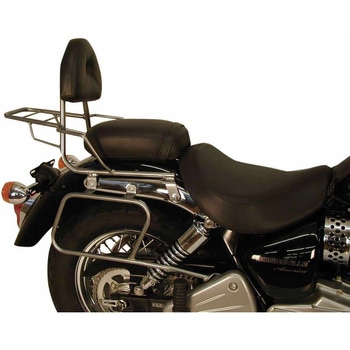 サドルバッグチューブキャリ クロム Triumph Bonneville Amerika / Speedmaster - 2010まで HEPCO&BECKER (ヘプコ&ベッカー)