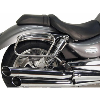 サドルバッグチューブキャリ クロム Triumph Rocket III HEPCO&BECKER (ヘプコ&ベッカー)