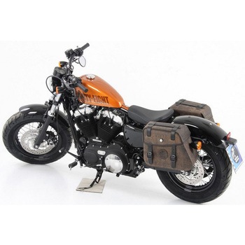 サドルバッグホルダー カットアウト ブラック Harley-Davidson Sportster 883 Roadster/Iron 883/Super Low/ 8 HEPCO&BECKER (ヘプコ&ベッカー)