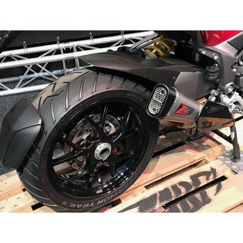 ステンレス EURO 4 (eマーク取得) スリップオン + チタン スリーブ DUCATI MULTISTRADA 1260 (2018-2019) ZARD (ザード)