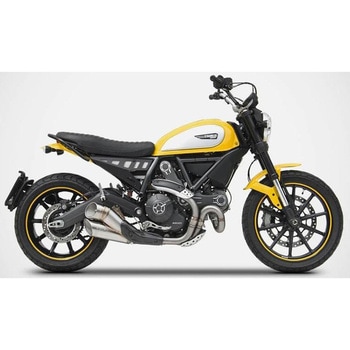 ステンレス レーシング スリップオン + カーボン ヒートシールド DUCATI スクランブラー 800 (2015-2019) ZARD (ザード)