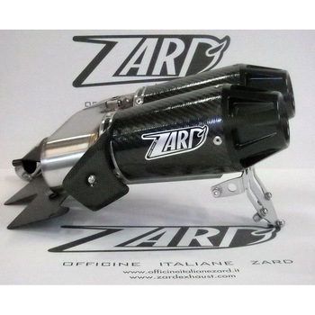 ステンレススチール -カーボン レーシング スリップオン DUCATI HYPERMOTARD 796/1100/1100 ZARD (ザード)