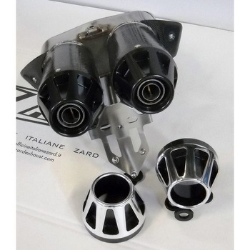 ステンレススチール -カーボン レーシング スリップオン DUCATI HYPERMOTARD 796/1100/1100 ZARD (ザード)