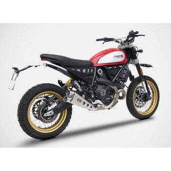 ステンレススチール スリップオン DUCATI スクランブラー DESERT SLED (2017-2019) - ZARD (ザード)