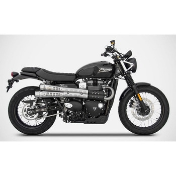 ステンレススチール スリップオン TRIUMPH STREET スクランブラー (2017-2019) - ZARD (ザード)
