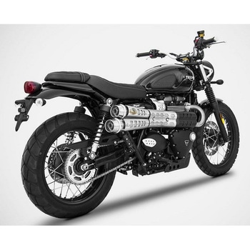 ステンレススチール スリップオン TRIUMPH STREET スクランブラー (2017-2019) - ZARD (ザード)