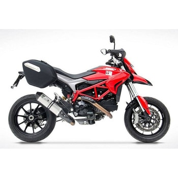 ステンレススチール レーシング スリップオン + カーボンエンドキャップ DUCATI HYPERMOTARD SP (2013) ZARD (ザード)