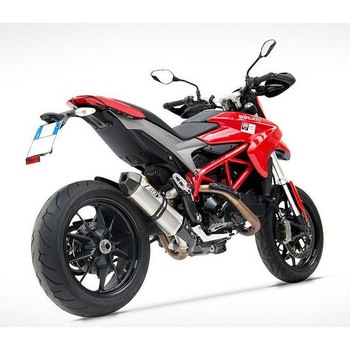 ステンレススチール レーシング スリップオン + カーボンエンドキャップ DUCATI HYPERMOTARD SP (2013) ZARD (ザード)
