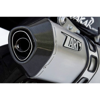 ステンレススチール レーシング スリップオン + カーボンエンドキャップ HONDA アフリカツイン 750 (1993-2000) ZARD (ザード)