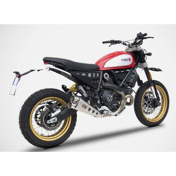 ステンレススチール レーシング スリップオン DUCATI スクランブラー DESERT SLED (2017-2019) ZARD (ザード)