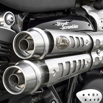 ステンレススチール レーシング スリップオン TRIUMPH STREET スクランブラー (2017-2019) ZARD (ザード)