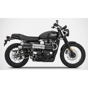 ステンレススチール レーシング スリップオン TRIUMPH STREET スクランブラー (2017-2019) ZARD (ザード)