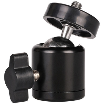 自由雲台 360度回転 1/4・3/8インチネジ兼用 ボールヘッド アダプター - bitstrong
