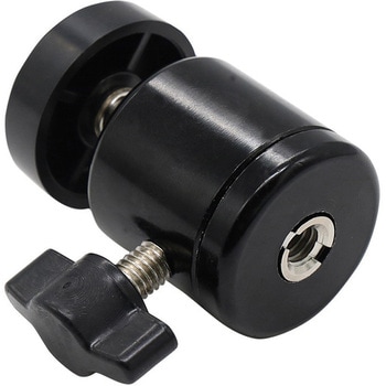 自由雲台 360度回転 1/4・3/8インチネジ兼用 ボールヘッド アダプター - bitstrong