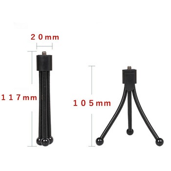 ミニポータブルフレキシブルくねくね三脚 1/4インチネジ - bitstrong