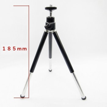 卓上ミニ三脚 伸縮 1/4インチネジ135-185mm bitstrong
