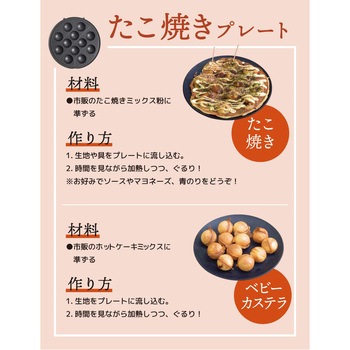 回転羽つき屋台焼き「ぐるり庵」クリームホワイト サンコー