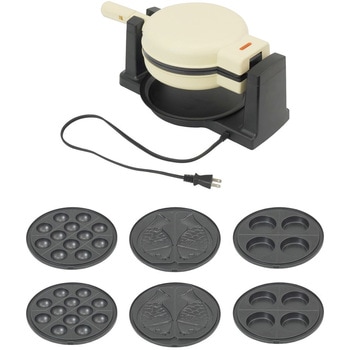 回転羽つき屋台焼き「ぐるり庵」クリームホワイト サンコー