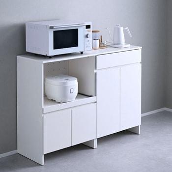 キッチンカウンター キッチンラック レンジ台 レンジラック YAMAZEN(山善)